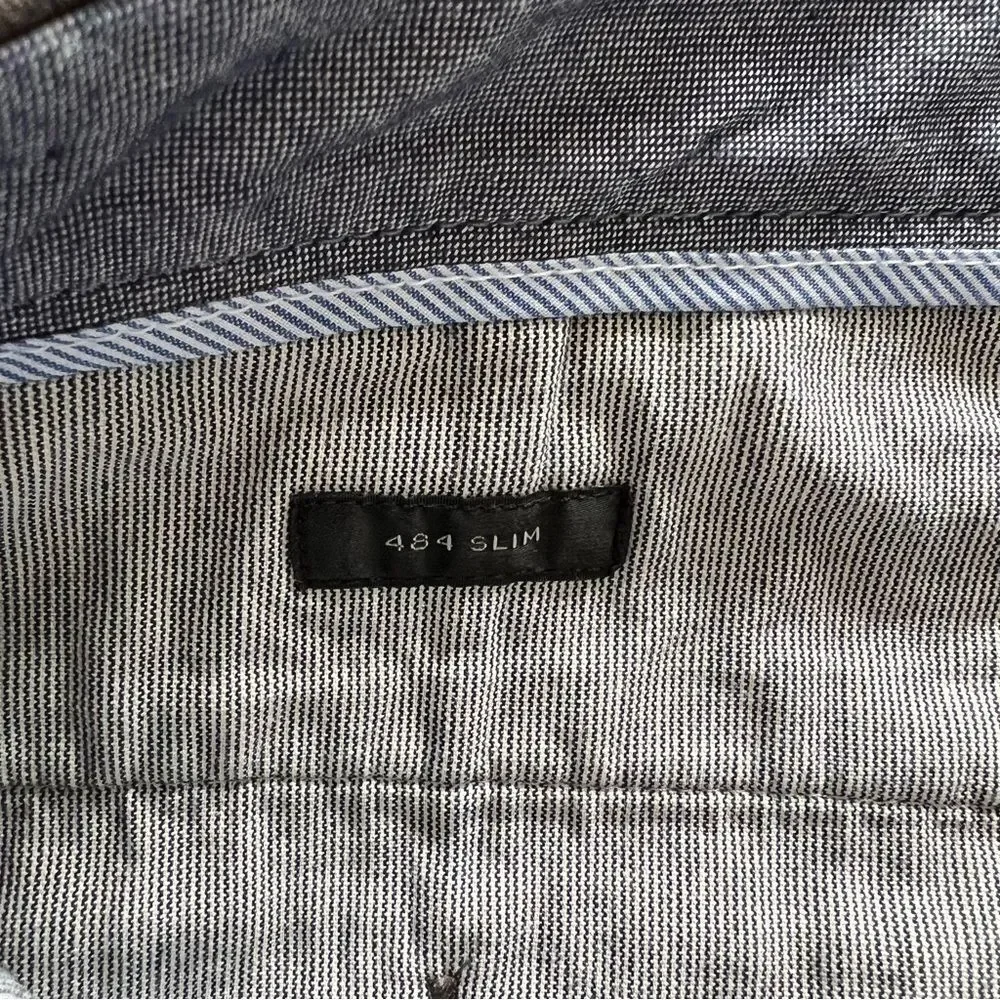 J. Crew Men's 484 Slim Fit Stretch Chino Pants in Grey
